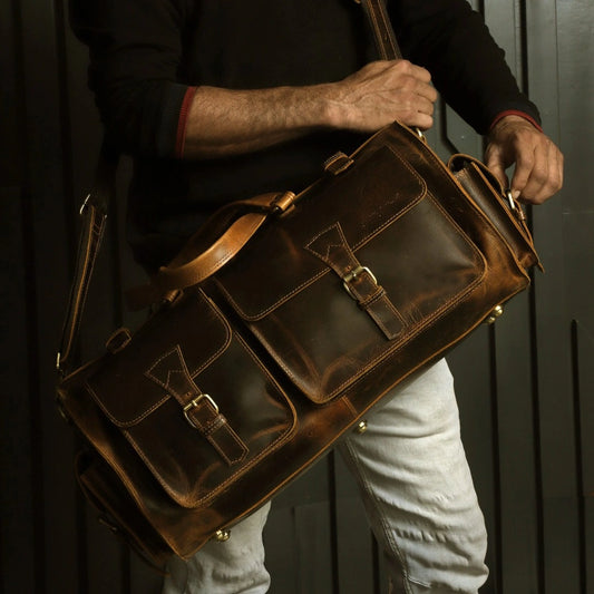 The Luxurious Leather Duffle Bag