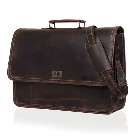 The Paradise Leather Messenger Bag For Men