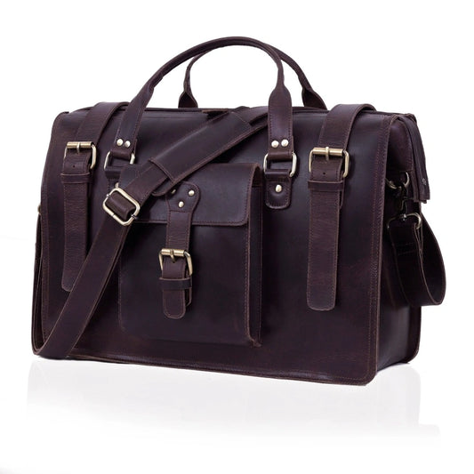 The Signature Leather Briefcase