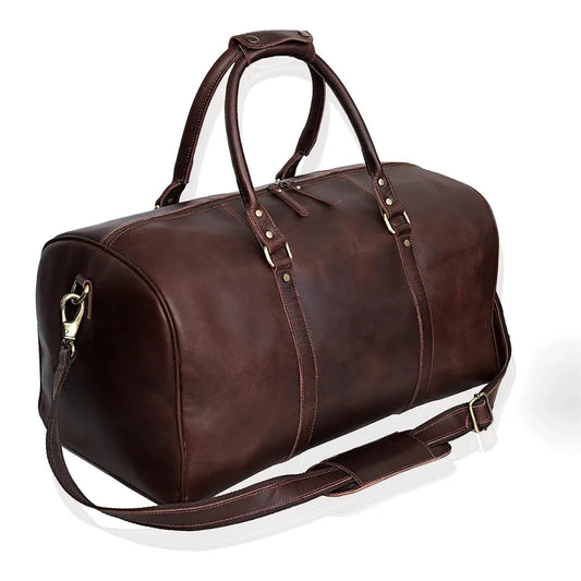 The Unesco Leather Duffle Bag