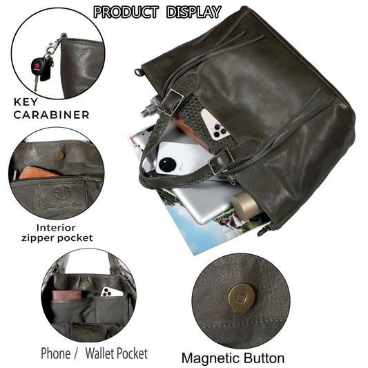 The Urban Leather Tote Bag