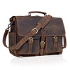 The Vintage Buffalo Leather Messenger Bag