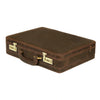The Vintage Buffalo Leather hard shell attaché Case Briefcase