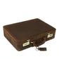 The Vintage Buffalo Leather hard shell attachéd Case Briefcase