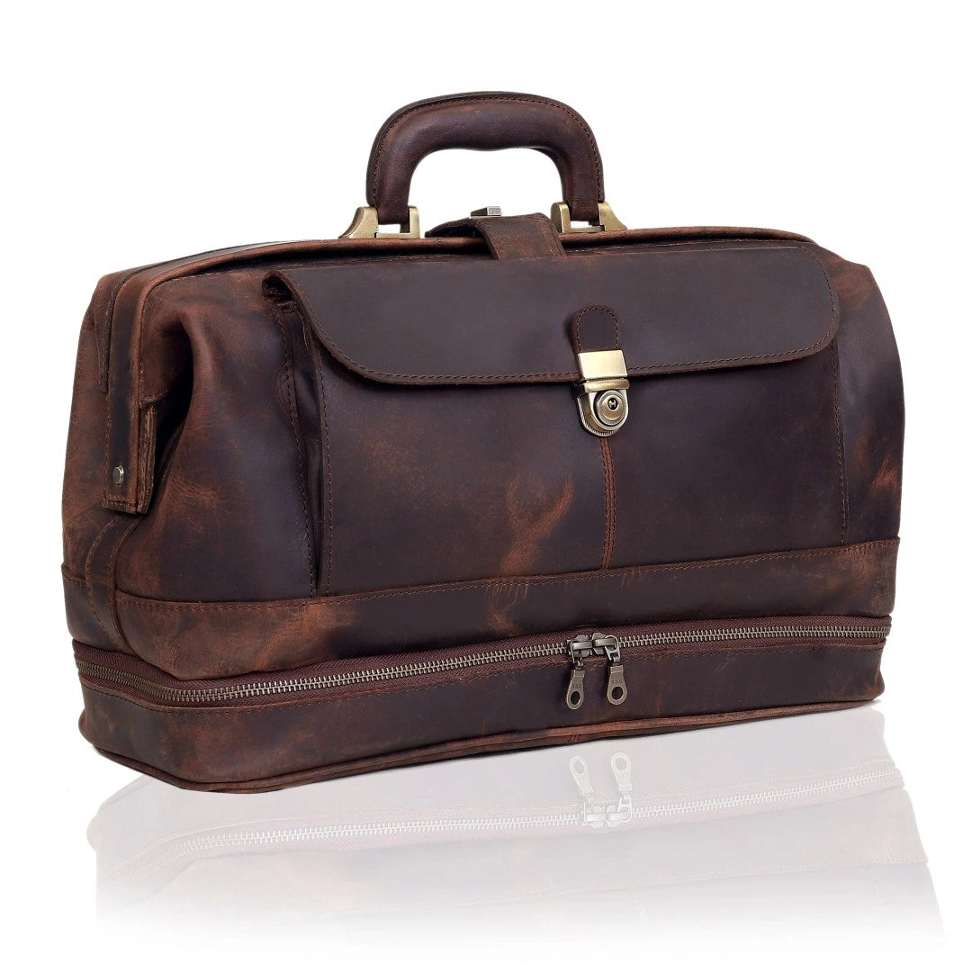The Vintage Leather Briefcase Doctor Bag