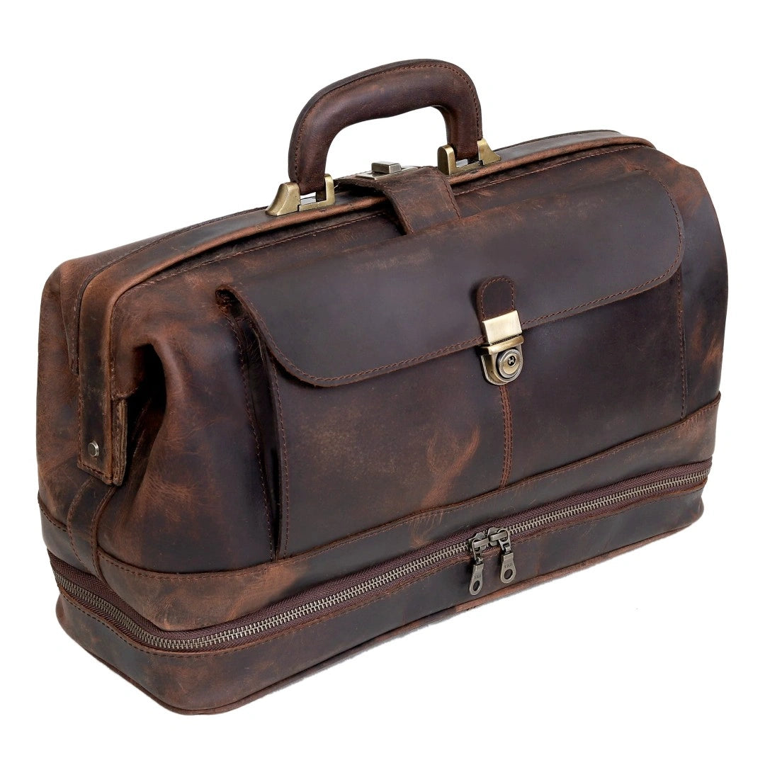 The Vintage Leather Briefcase Doctor Bag
