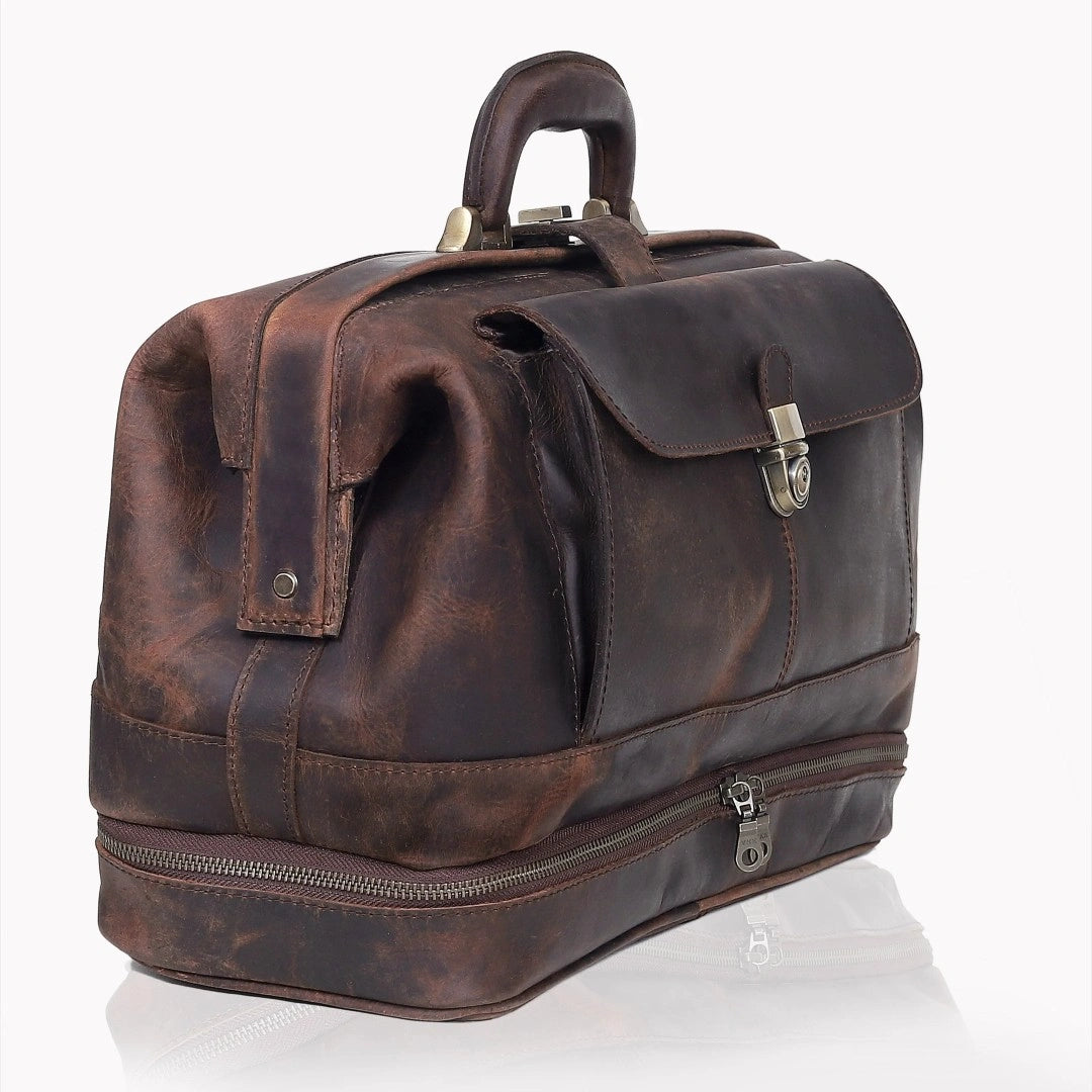 The Vintage Leather Briefcase Doctor Bag