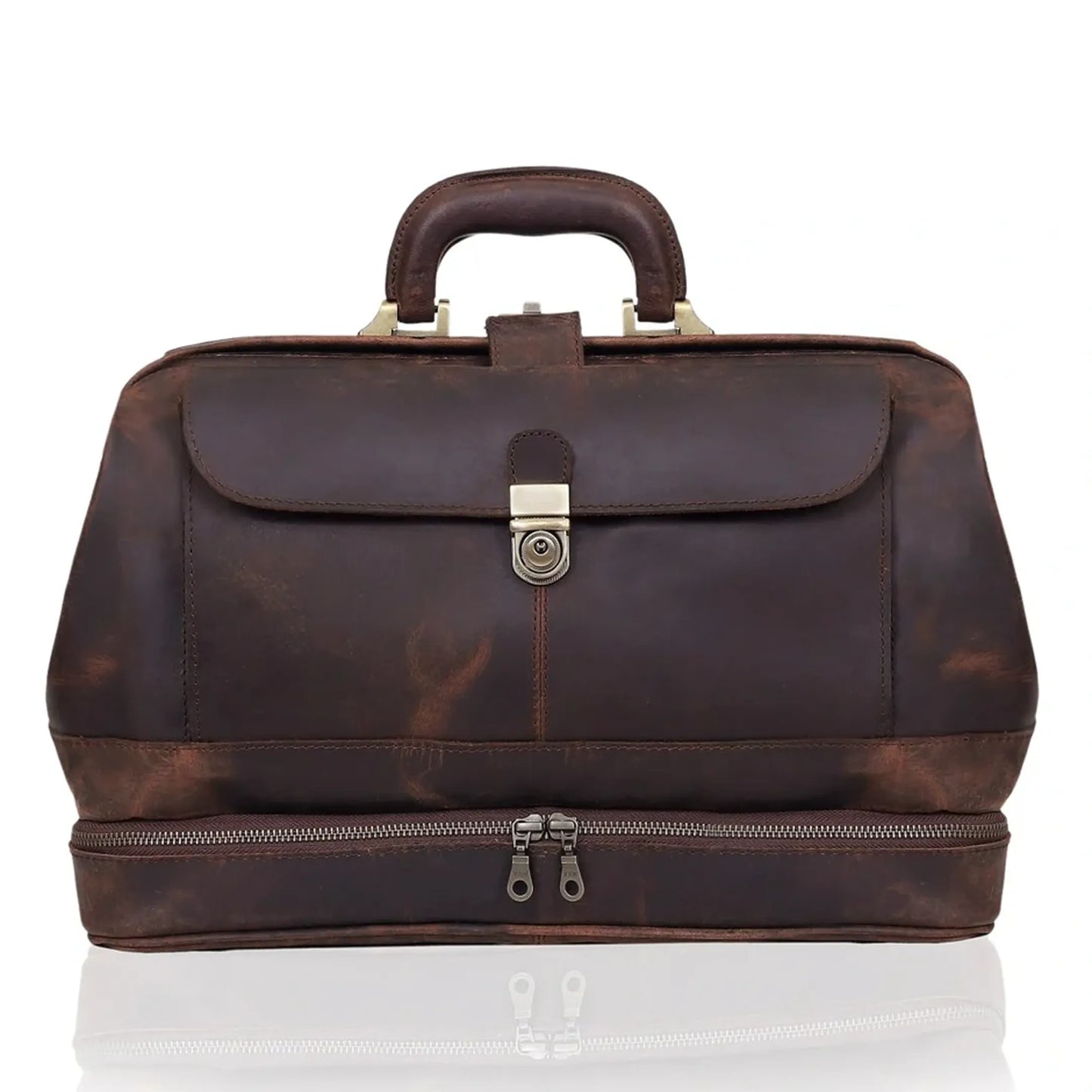 The Vintage Leather Briefcase Doctor Bag