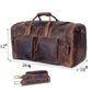 Vintage Radiant Buffalo Leather Duffle Bag