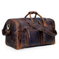 Vintage Radiant Buffalo Leather Duffle Bag