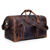 Vintage Radiant Buffalo Leather Duffle Bag