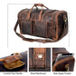 Vintage Radiant Buffalo Leather Duffle Bag