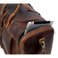 Vintage Radiant Buffalo Leather Duffle Bag